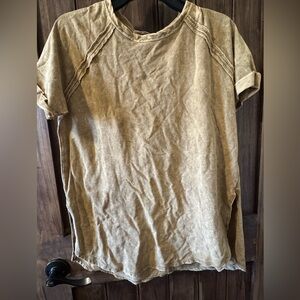 Zenana Shirt, Tan, M Used - Excellent